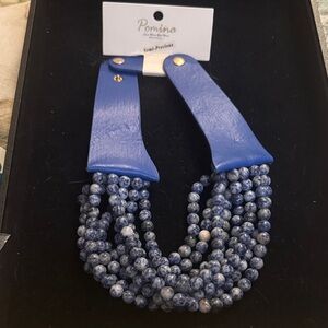 Blue Beaded Necklace